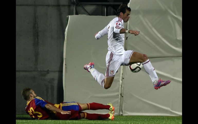 La mejor demostración del poderío físico de los jugadores del Real Madrid es el galés Gareth Bale. AFP  P. Pavani  /