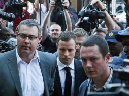 Óscar Pistorius a su llegada a la corte de Pretoria. AP. J. Delay  /