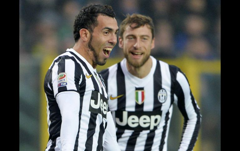 La ausencia de Carlos Tévez será una baja sensible para la Juve. ARCHIVO /