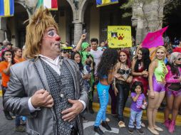 Los inconformes salieron de La Normal y se dirigieron al Ayuntamiento de Guadalajara. EL INFORMADOR F. Atilano  /