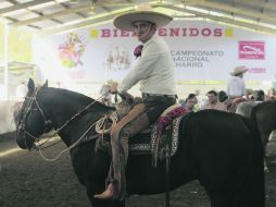 Andrés 'Nito' Aceves es de los primeros charros jaliscienses que han destacado nacionalmente como profesional. EL INFORMADOR E. Flores  /