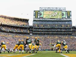 El Lambeau Field estuvo lleno para ver el duelo entre Empacadores y Jets. AFP C.Petersen  /