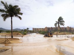 Vista de las afectaciones del huracán 'Odile' en Los Cabos, que llegará mañana al estado. EFE O. Ramírez  /