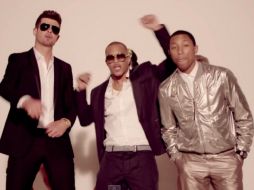 'Blurred Lines' se convirtió en un hit durante meses encabezando la lista musical. YOUTUBE RobinThickeVEVO.  /