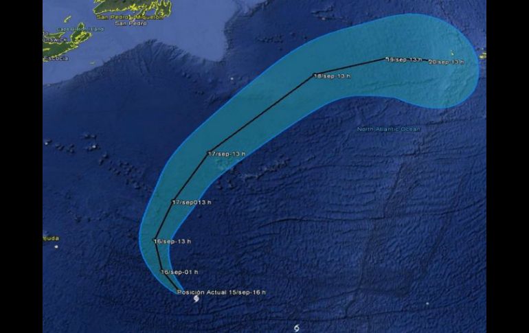 El sistema se encuentra a tres mil 245 kilómetros al este-noreste de Quintana Roo. TWITTER  @conagua_clima  /