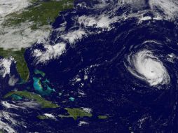 Imagen satelital de la NASA del huracán ''Edouard''. AFP  /