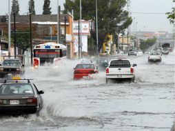 Se registran varias inundaciones ocasionadas por las fuertes lluvias. NTX ARCHIVO /