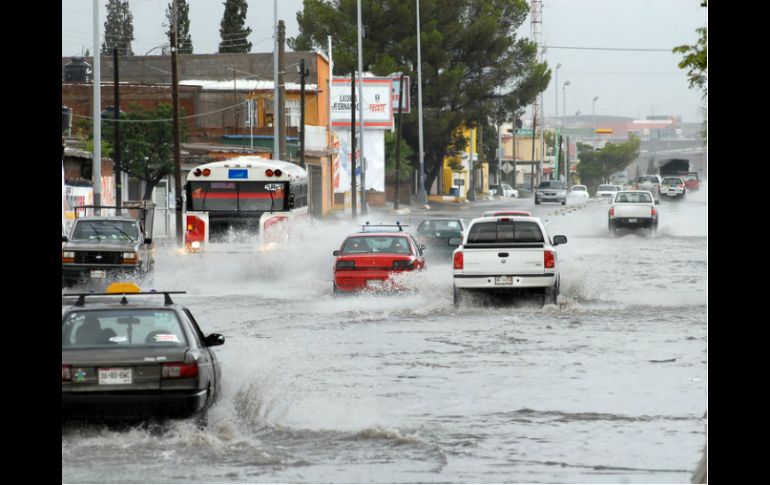 Se registran varias inundaciones ocasionadas por las fuertes lluvias. NTX ARCHIVO /