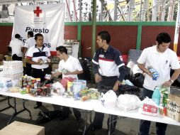 Uno de los centros de acopio se encuentra en la Cruz Roja de Parque Morelos. EL INFORMADOR ARCHIVO  /