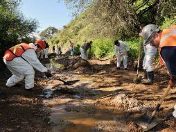 Cerca de 25 mil pobladores resultaron afectados por el derrame de ácido de cobre en el Río Sonora. EL UNIVERSAL ARCHIVO /