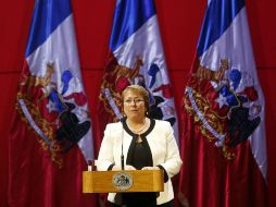 La presidenta Michelle Bachelet aprobó medidas de seguridad y poderes ampliados para investigar los ataques. EFE M. Ruiz  /