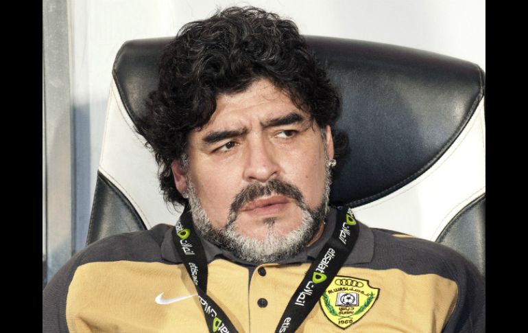 Diego Armando Maradona declaró también que ya dejó atrás las drogas. ARCHIVO /