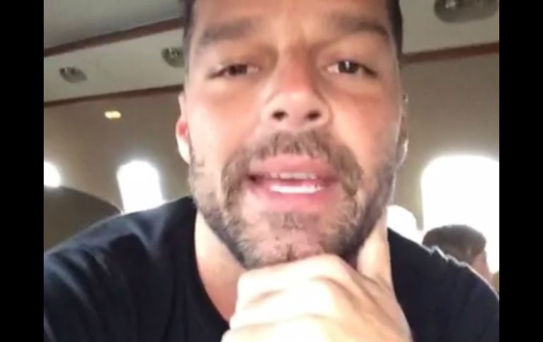 El puertorriqueño señala que se encuentra feliz de estar de nueva cuenta en México. TWITTER @ricky_martin ESPECIAL /