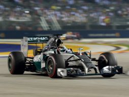 Hamilton se convierte en el nuevo líder del campeonato 2014 de la Fórmula Uno. AFP M. Rasfan  /