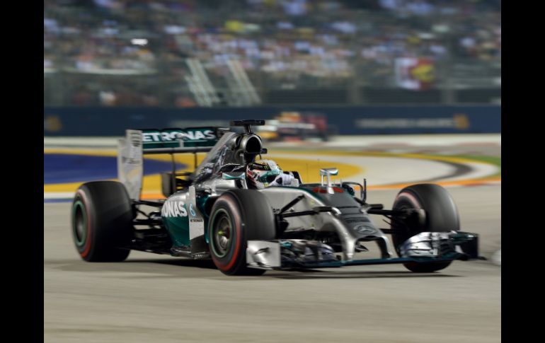 Hamilton se convierte en el nuevo líder del campeonato 2014 de la Fórmula Uno. AFP M. Rasfan  /