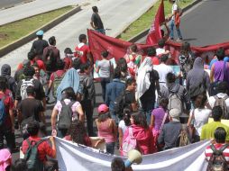 Entre las solicitudes de la marcha están el alto al cambio climático, salud y empleo sustentable y un futuro digno. NTX ARCHIVO  /