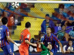 El delantero argentino del Barcelona, Leo Messi marcó el quinto gol ante el Levante. EFE J. Cárdenas.  /