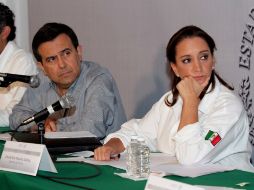 Claudia Ruiz Massieu, titular de la Sectur, anuncia que la estrategia de reactivación comienza a partir de mañana. NTX  C. Baez  /