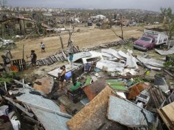 Los mucicipios de Comondú, La Paz, Loreto, Los Cabos y Mulegé resultaron dañados tras el paso del huracán ''Odile''. AP  V. R. Caivano  /