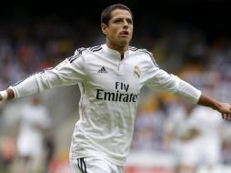 ''Chicharito'' se estrenó como goleador el sábado con un doblete ante el Deportivo La Coruña. EFE ARCHIVO  /