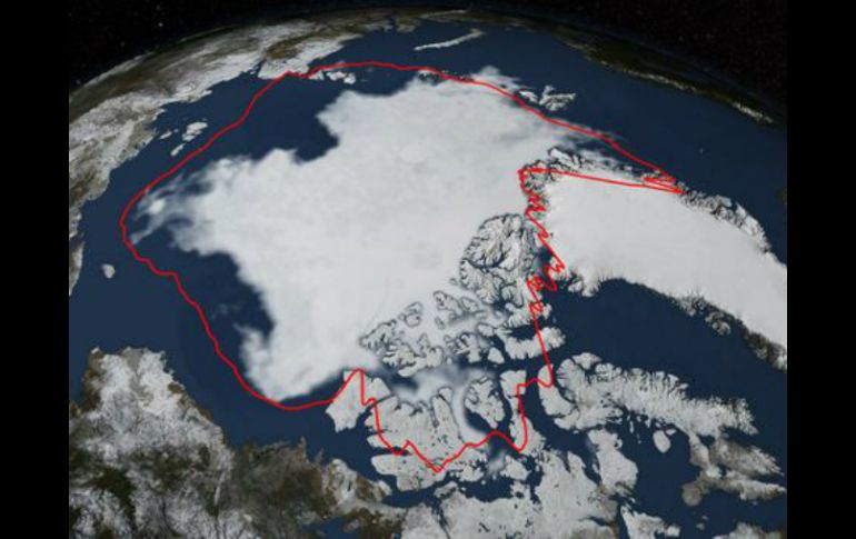 El comportamiento del casco polar es de importancia, ya que marca cambios climáticos que vivirá el planeta en las próximas décadas. TWITTER / @NASA.