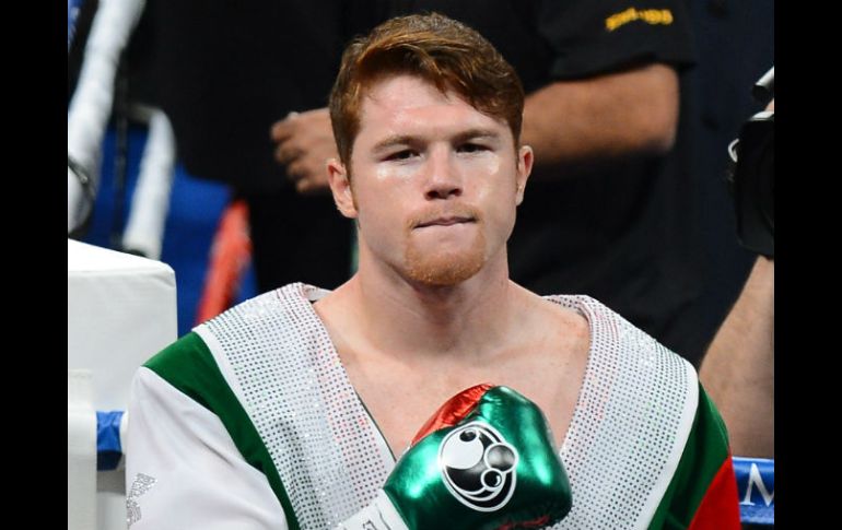 El boxeador Saúl 'Canelo' Álvarez busca mayor presencia mediática en sus funciones. AFP / ARCHIVO