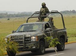 Personal militar patrullaba la zona cuando vio un convoy que llevaba personas armadas. EL INFORMADOR / ARCHIVO