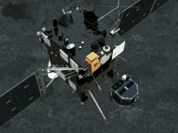 Philae se desprende de Rosetta y desciende a la superficie del cometa Churyumov-Gerasimenko. FACEBOOK / Rosetta Mission