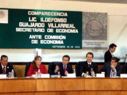 En el marco del Segundo Informe de Gobierno, comparece el secretario de Economía Ildefonso Guajardo. TWITTER / @SE_mx