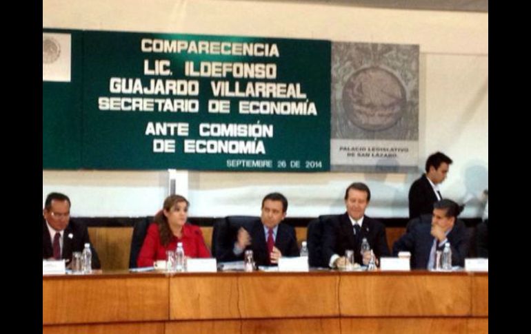 En el marco del Segundo Informe de Gobierno, comparece el secretario de Economía Ildefonso Guajardo. TWITTER / @SE_mx