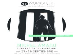 El fotógrafo Michel Amado se declara listo para compertir sus conocimientos. ESPECIAL / Wokshop de fotografía