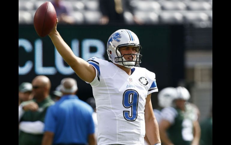 Stafford finalizó con 24 pases completos en 34 intentos para 293 yardas. AFP / J. Zelevansky