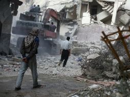 Estados Unidos y algunos aliados árabes han realizando varios atentados contra combatientes del grupo Estado Islámico en Siria. AFP / A. Doumany