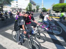 Paseo dominical. La Vía fue implementada desde hace más de una década en la Zona Metropolitana de Guadalajara. EL INFORMADOR / J. Mendoza