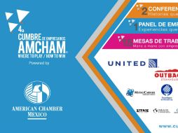 La cuarta Cumbre de Empresarios AmCham está patrocinada por más de 25 empresas de reconocimiento en México. FACEBOOK / Amcham GDL