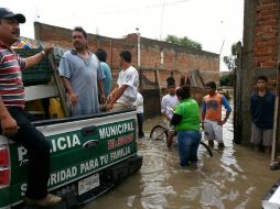 Se manifiesta que hay hasta inundaciones de un metro y medio de altura. ESPECIAL /