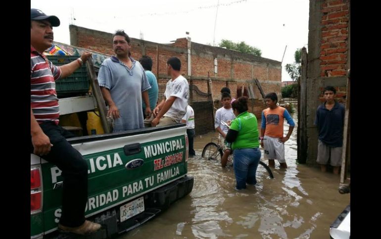 Se manifiesta que hay hasta inundaciones de un metro y medio de altura. ESPECIAL /