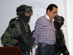 Héctor Beltrán Leyva, ''El H'', tras su detención por el Ejército mexicano. NTX /