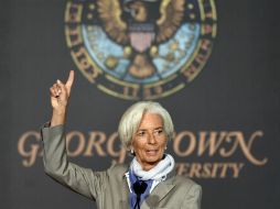 Christine Lagarde. La directora gerente del FMI afirma que el crecimiento es más desigual. AP / S. Walsh