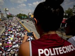 Una nueva marcha de estudiantes del IPN se prevé para este día. SUN / ARCHIVO