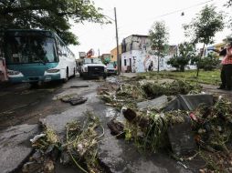 La colonia Oblatos fue una de las más afectadas de Guadalajara por la lluvia del martes pasado. EL INFORMADOR / ARCHIVO