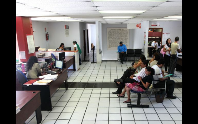 Oficinas del Registro Civil. En Jalisco, cada año se emiten 161 mil 500 actas, aunque no todas son de recién nacidos. EL INFORMADOR / ARCHIVO