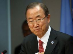 Ban Ki-moon subraya que 'el diálogo es la única forma de resolver asuntos pendientes'. AFP / ARCHIVO