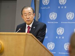 Ban Ki-moon señala que las crisis humanitarias siguen aumentando y sus fondos acabándose. AP / ARCHIVO