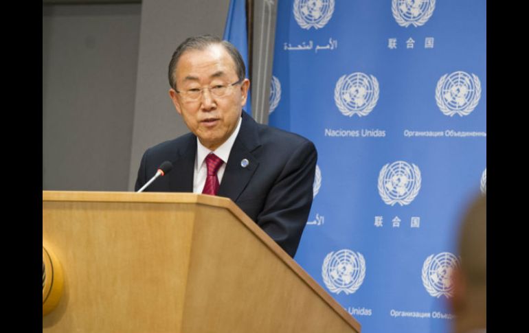 Ban Ki-moon señala que las crisis humanitarias siguen aumentando y sus fondos acabándose. AP / ARCHIVO