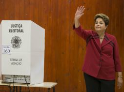 Dilma asumió el cargo el 1 de enero de 2011 y es la gran favorita para ganar. AP / F. Dana