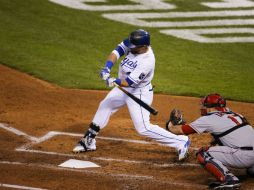 Alex Gordon limpió las bases con un doblete en el primer inning. AP / O. Wagner