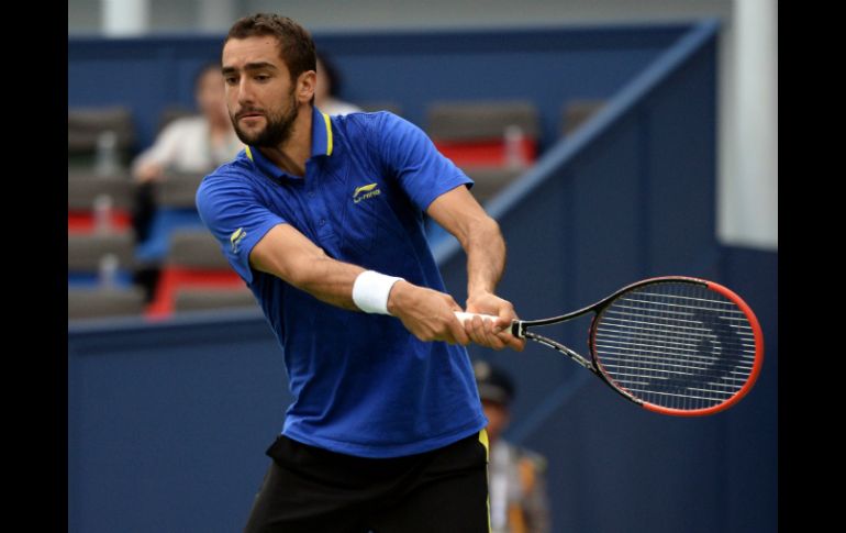 La derrota impidió que Cilic se asegurase un lugar en la Final del Circuito de la ATP de Londres. AFP / J. Eisele