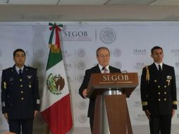 Rubido señala que el objetivo es ''coadyuvar para que los hechos delictivos no queden impunes''. @Segob_MX TWITTER /