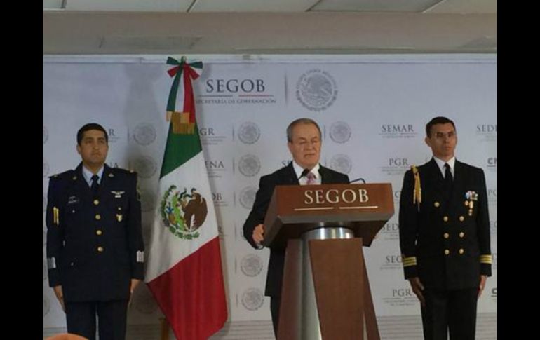 Rubido señala que el objetivo es ''coadyuvar para que los hechos delictivos no queden impunes''. @Segob_MX TWITTER /